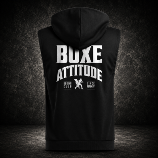 Pull ss manche capuche